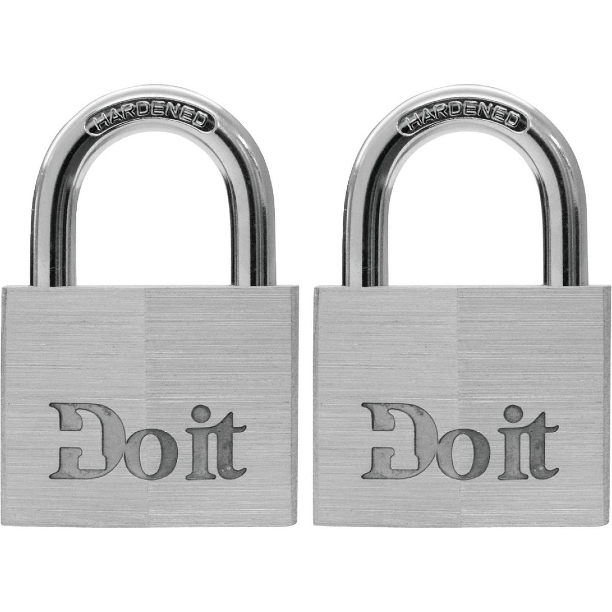 Do it 1-1/2 In. Aluminum Keyed Padlock (2-Pack)