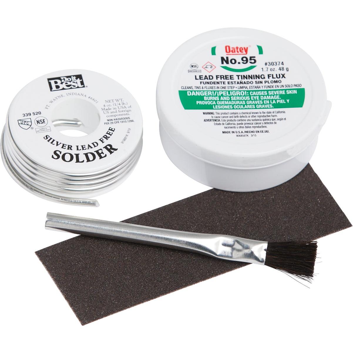 Do it Best Silver Lead-Free 1/4 Lb. No. 95 Solder Kit