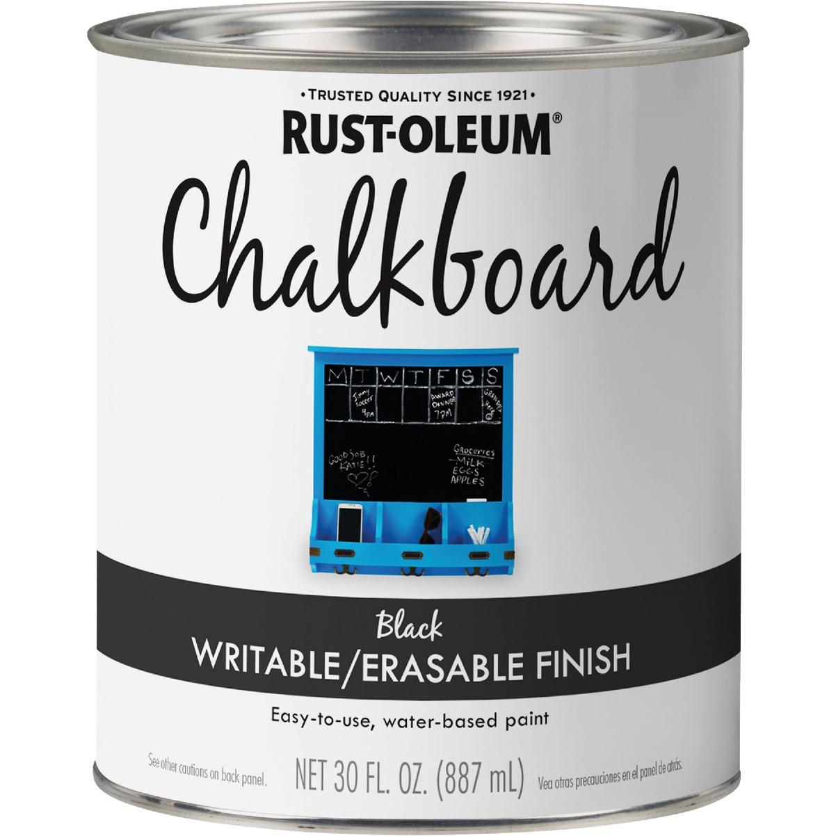Rust-Oleum Black Quart Flat Chalk Board Paint