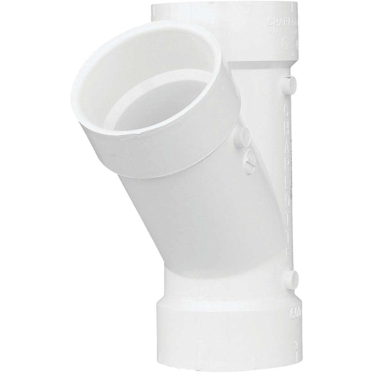 71030 3 Inch Pvc-dwv Schedule 40 Wye Pipe Fitting