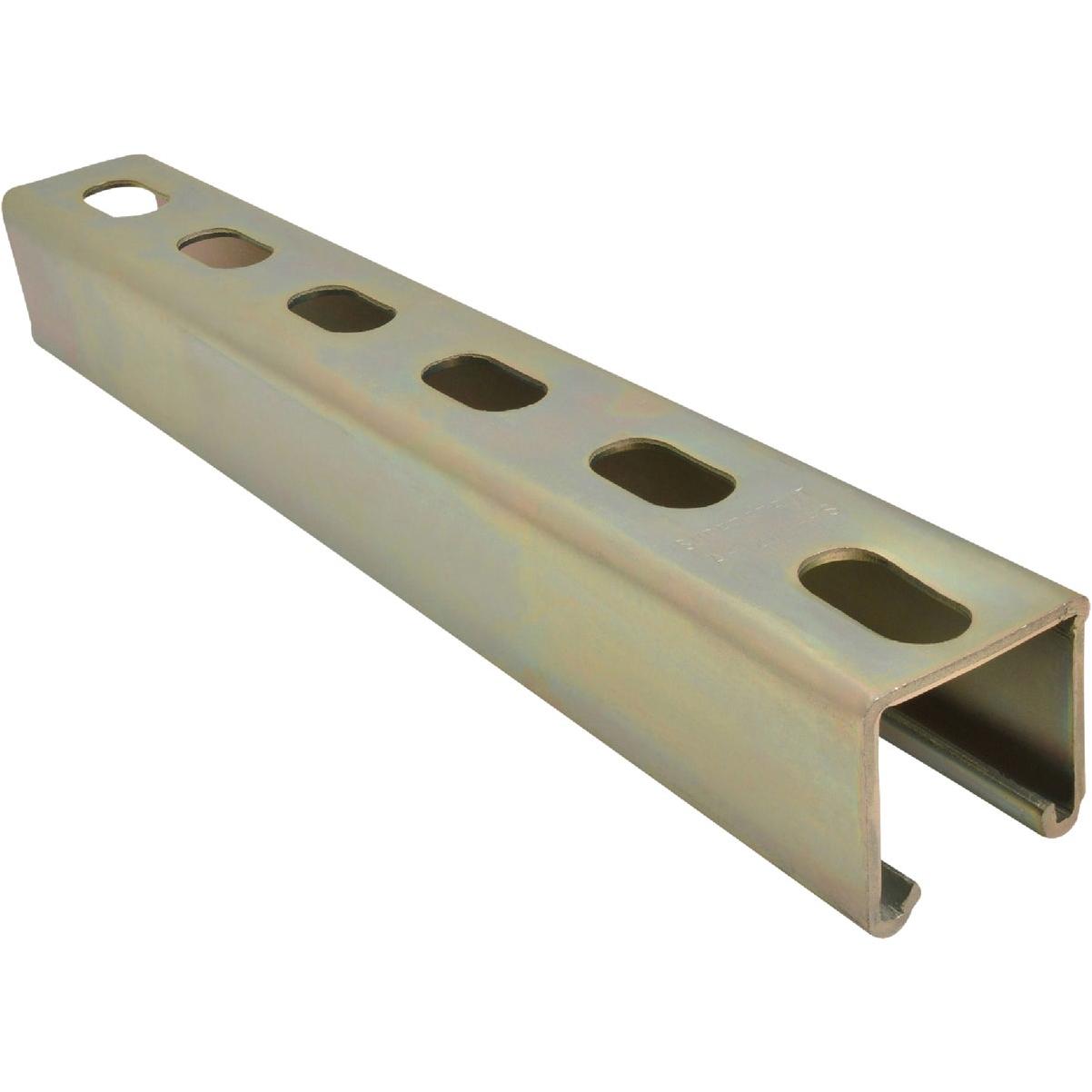 Superstrut 4 ft. 12 Ga. Gold Galvanized Electroplated Zinc Strut Channel