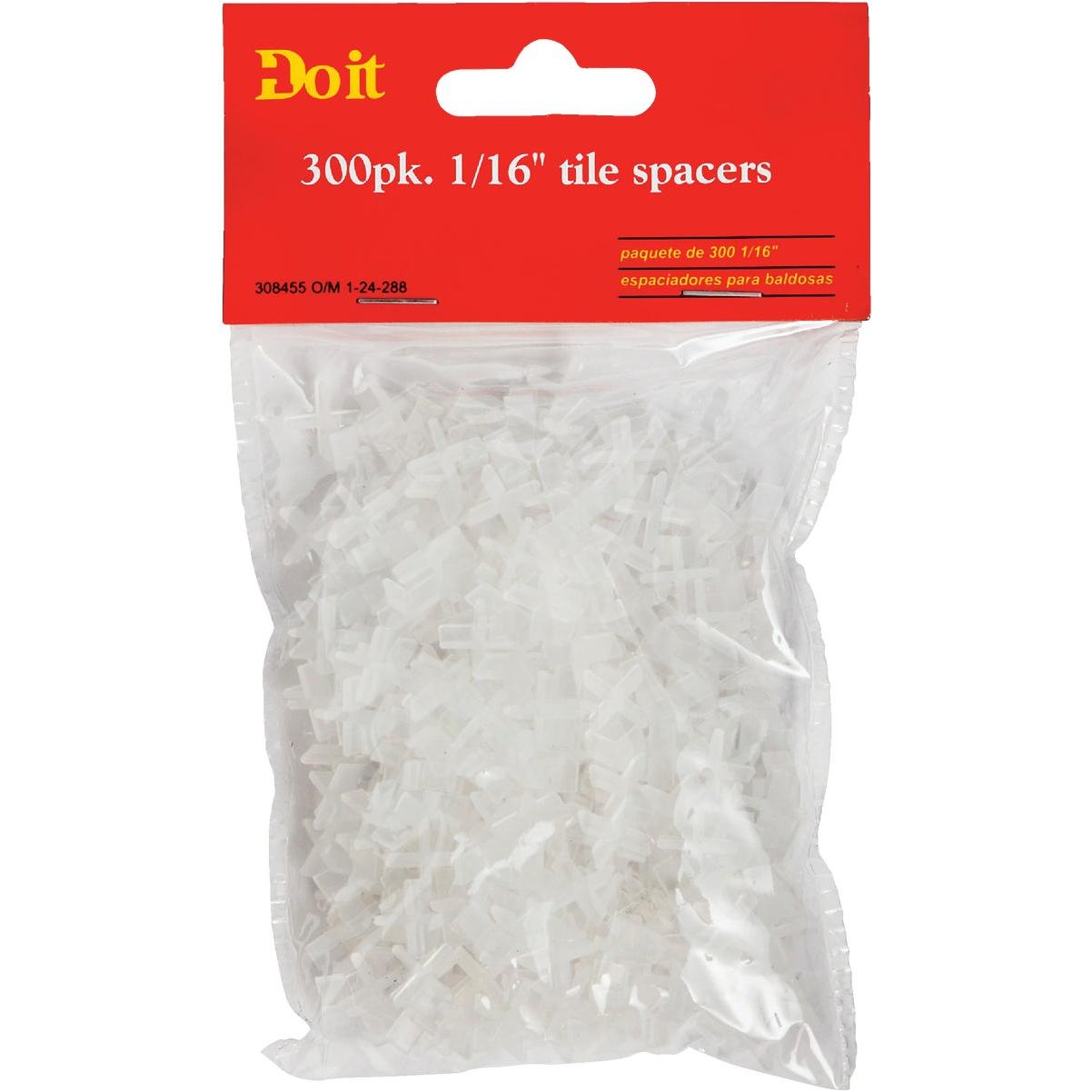 Do it 1/16 In. White Hard Tile Spacers (300-Pack)