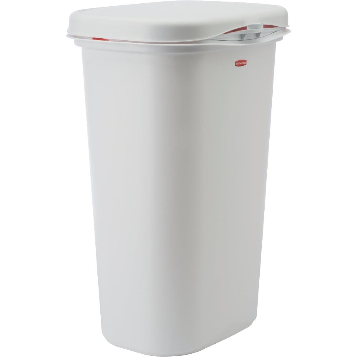 Sterilite 13 Gal. White TouchTop Wastebasket