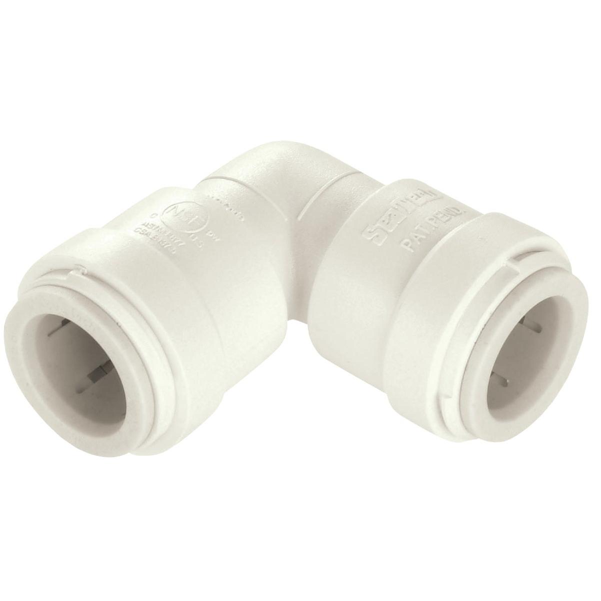 Watts 3/8 In. x 3/8 In. CTS 90 Deg. Quick Connect Plastic Elbow (1/4 Bend)