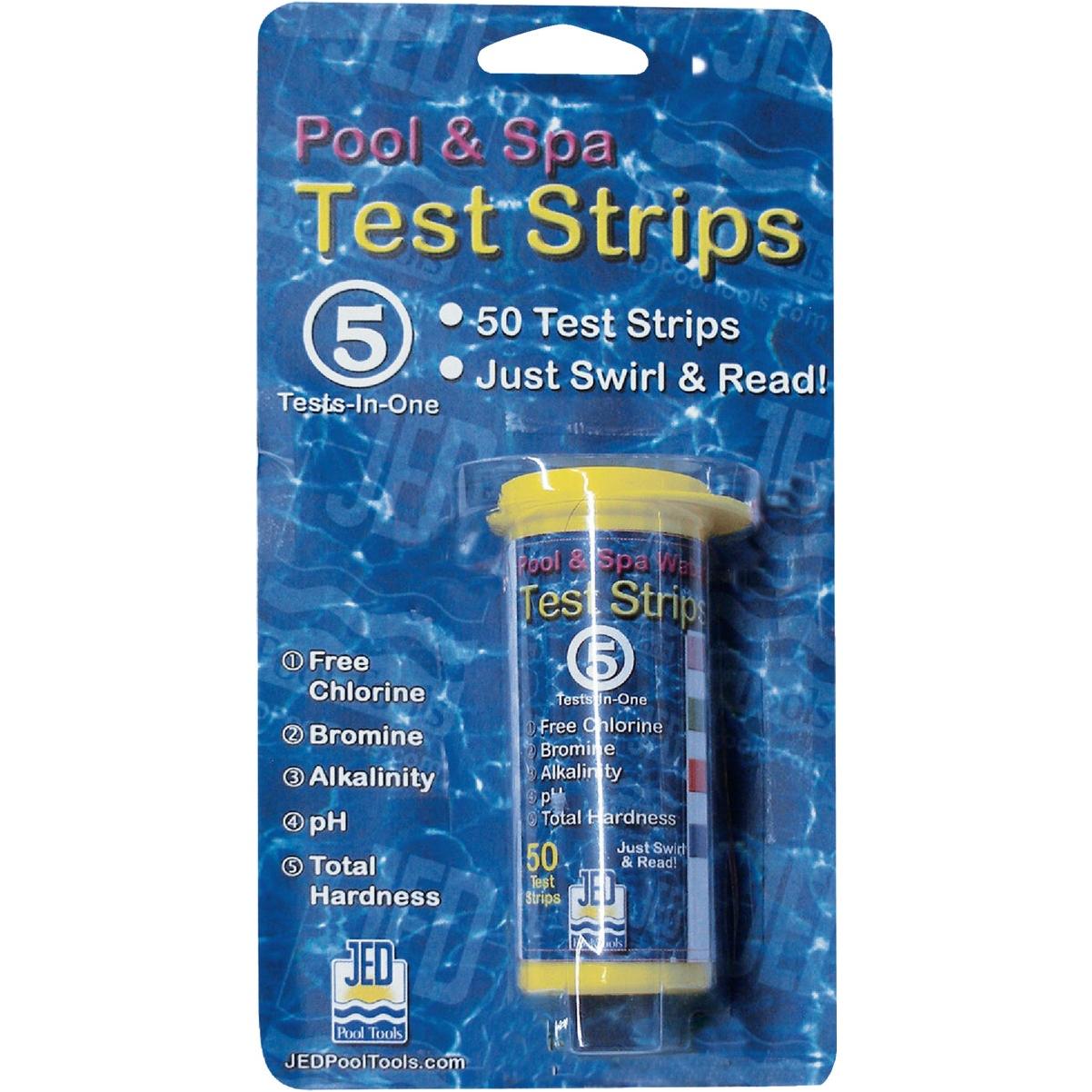 JED Pool and Spa 5 Tests-In-One Strips 50 Ct.