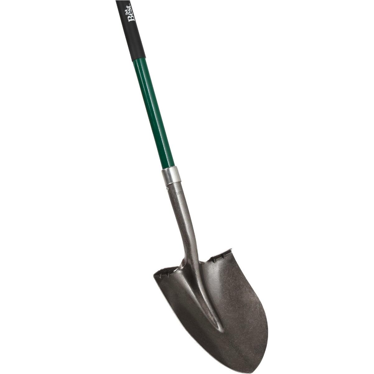 Do it Best 48 In. Fiberglass Handle Round Point Shovel