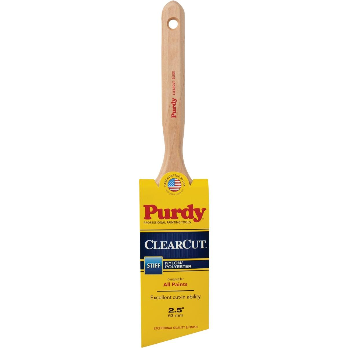 Purdy Clearcut Glide 2-1/2 In. Angular Trim Stiff Paint Brush