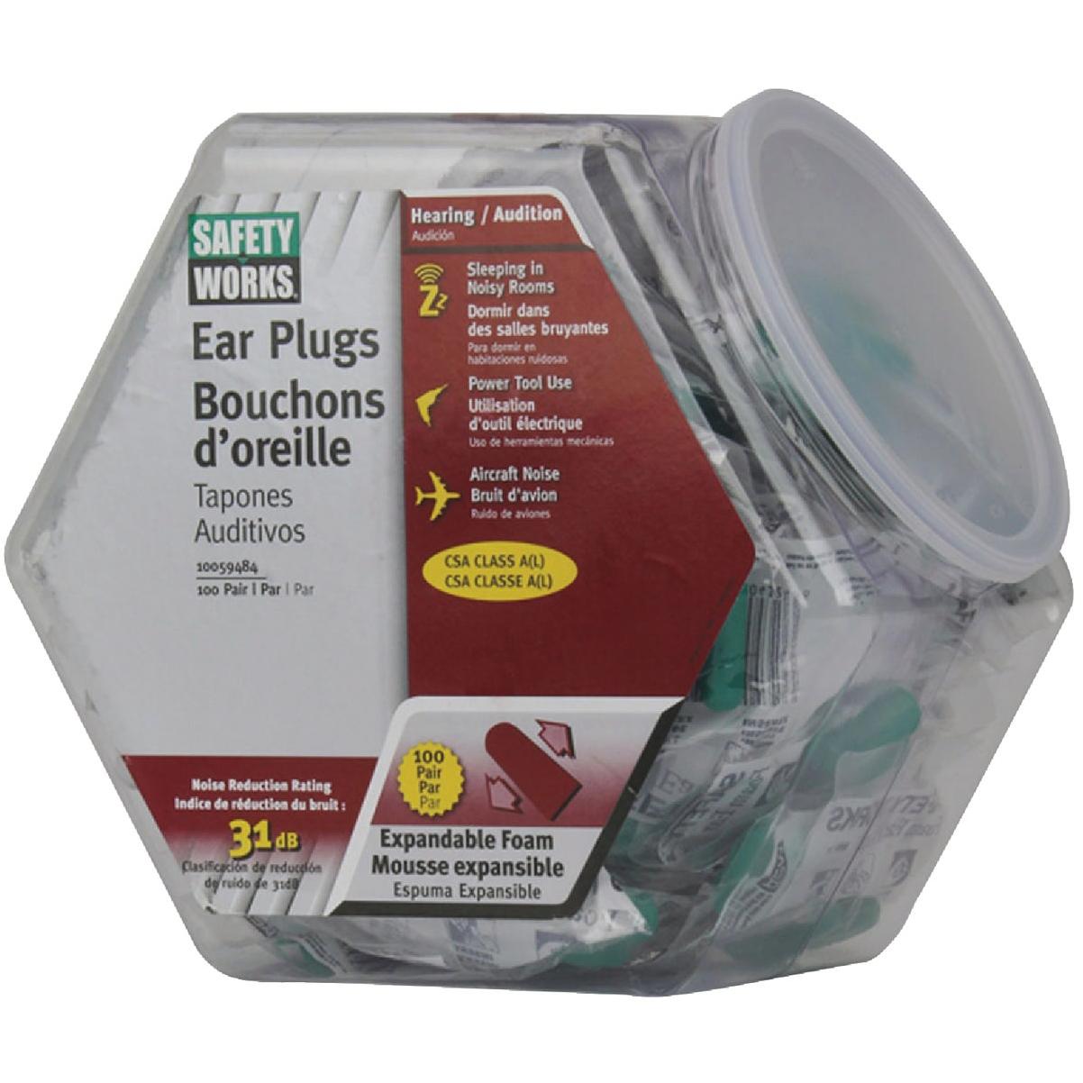 Safety Works - Foam Earplugs 