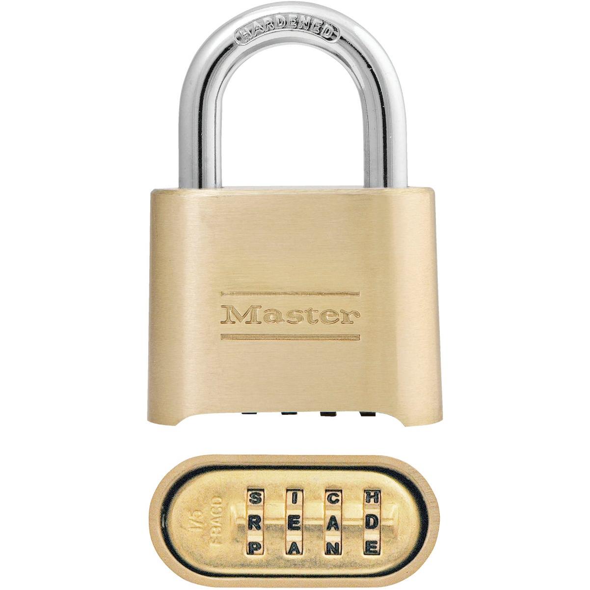 Master Lock 2 In. Brass Combination Padlock
