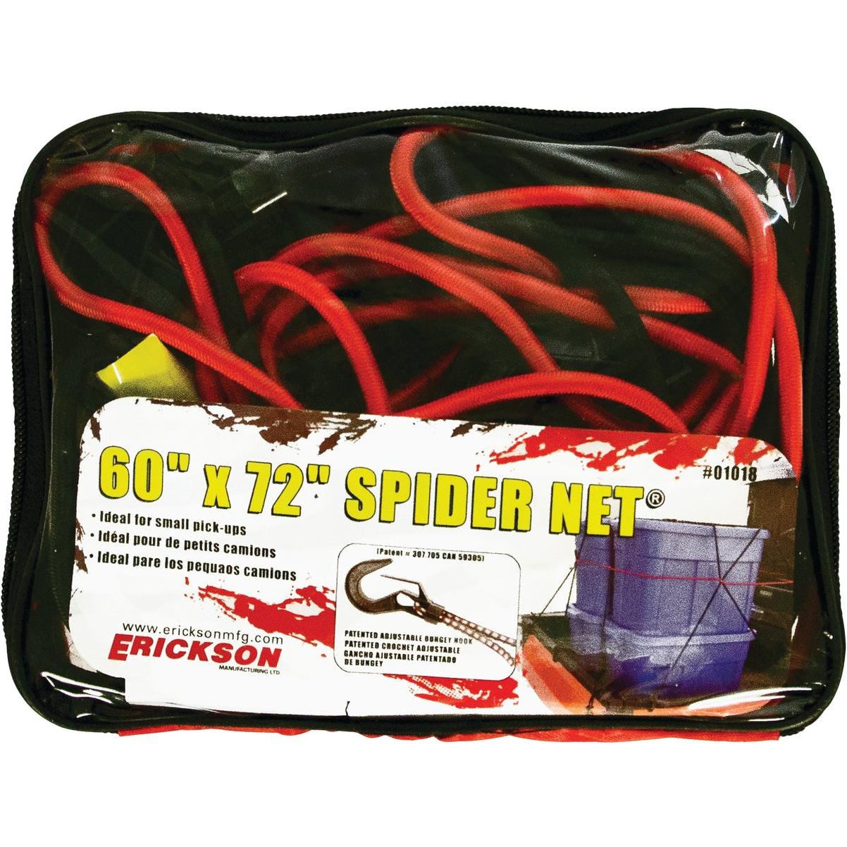 60 In. X 72 In. Adjustable Spider Cargo Net With Hooks