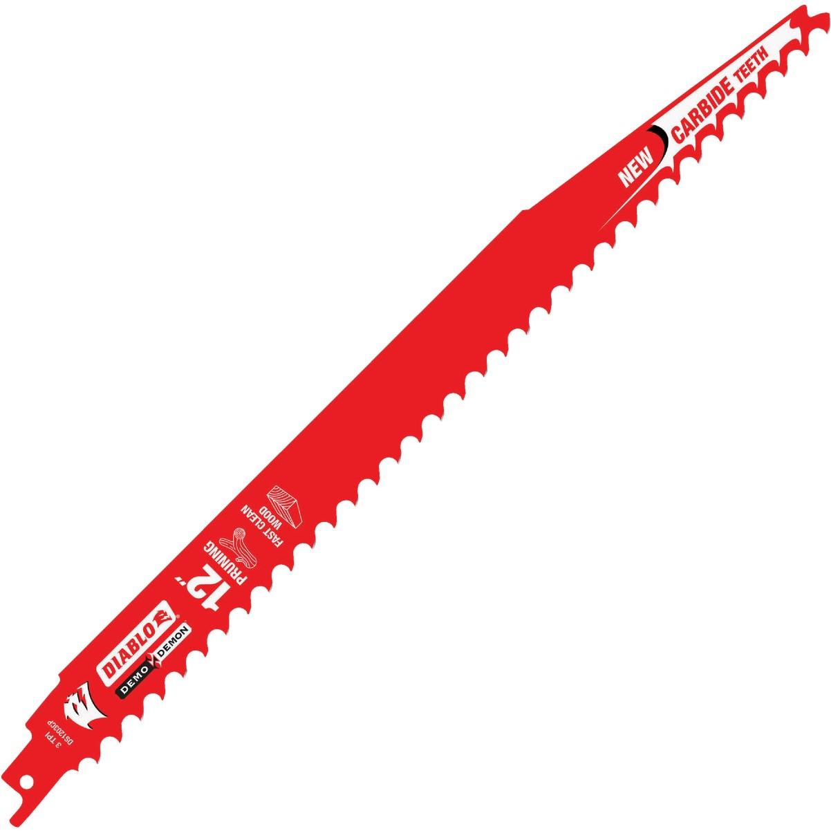 Diablo Demo Demon 12 In. 5 TPI Carbide Pruning Reciprocating Saw Blade