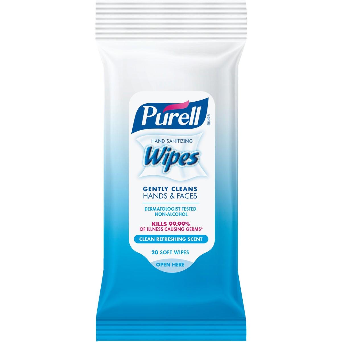 Purell Clean & Go Fresh Scent Skin and Surface Cleaning Wipes (20 Count)