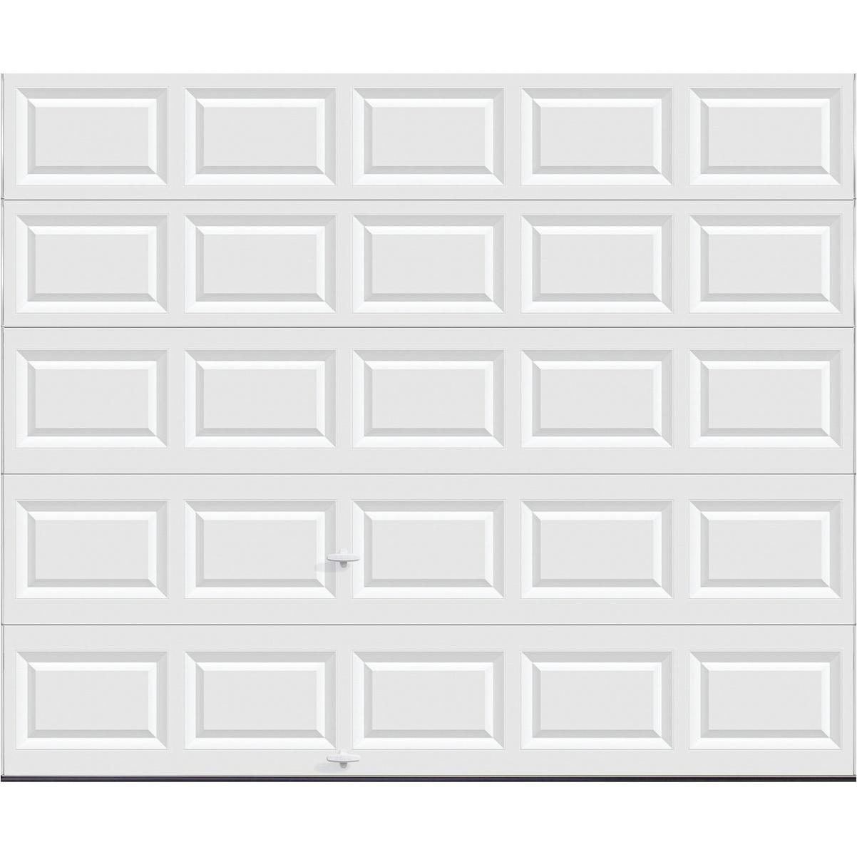 Holmes Bronze Series 10 Ft. W x 8 Ft. H White Steel Garage Door w/EZ-Set Torsion Spring