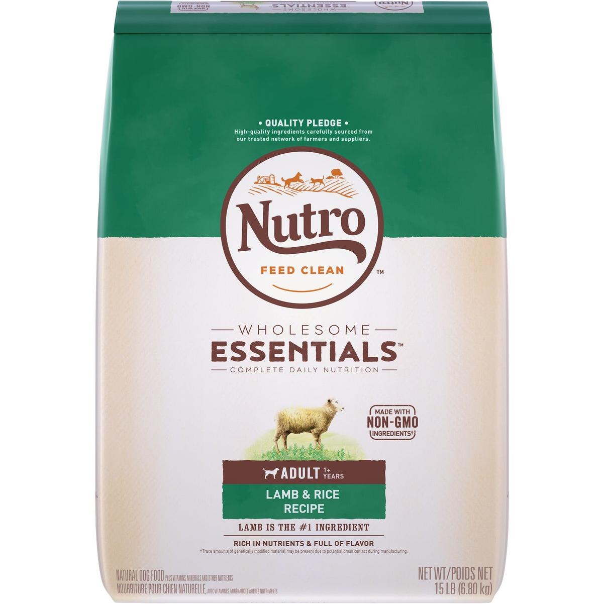 Nutro Wholesome Essentials 12 Lb. Lamb & Rice Adult Dry Dog Food