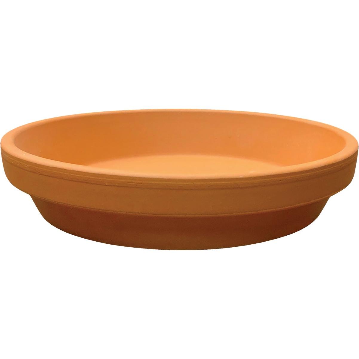 Deroma 7.5 In. Red Terracotta Clay Standard Saucer