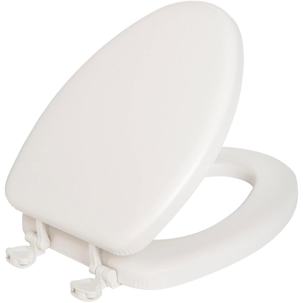 Bemis Mayfair Elongated Closed Front Premium Soft White Toilet Seat