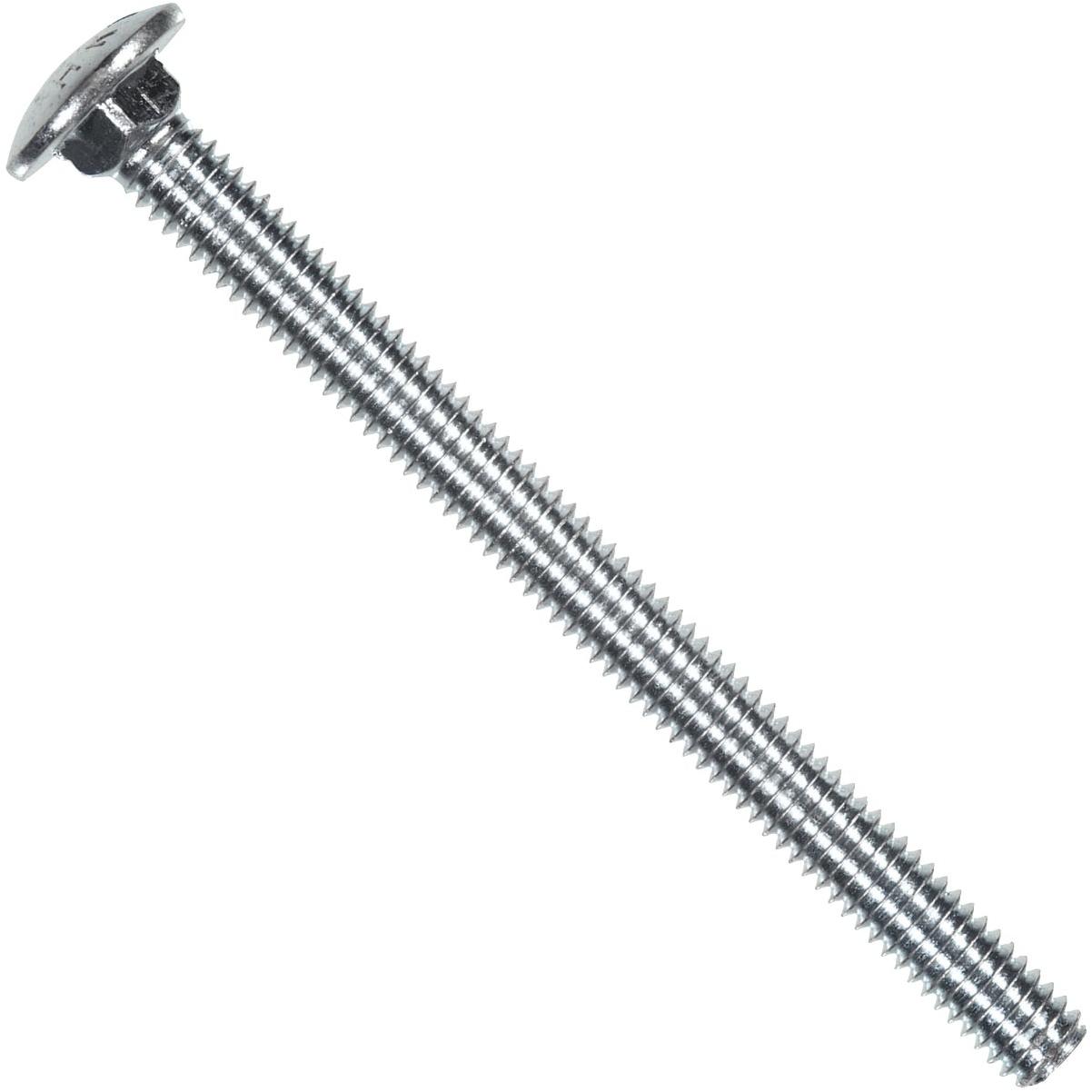 Hillman 1/4 In. x 3-1/2 In. Grade 2 Zinc Carriage Bolt (100-Count)