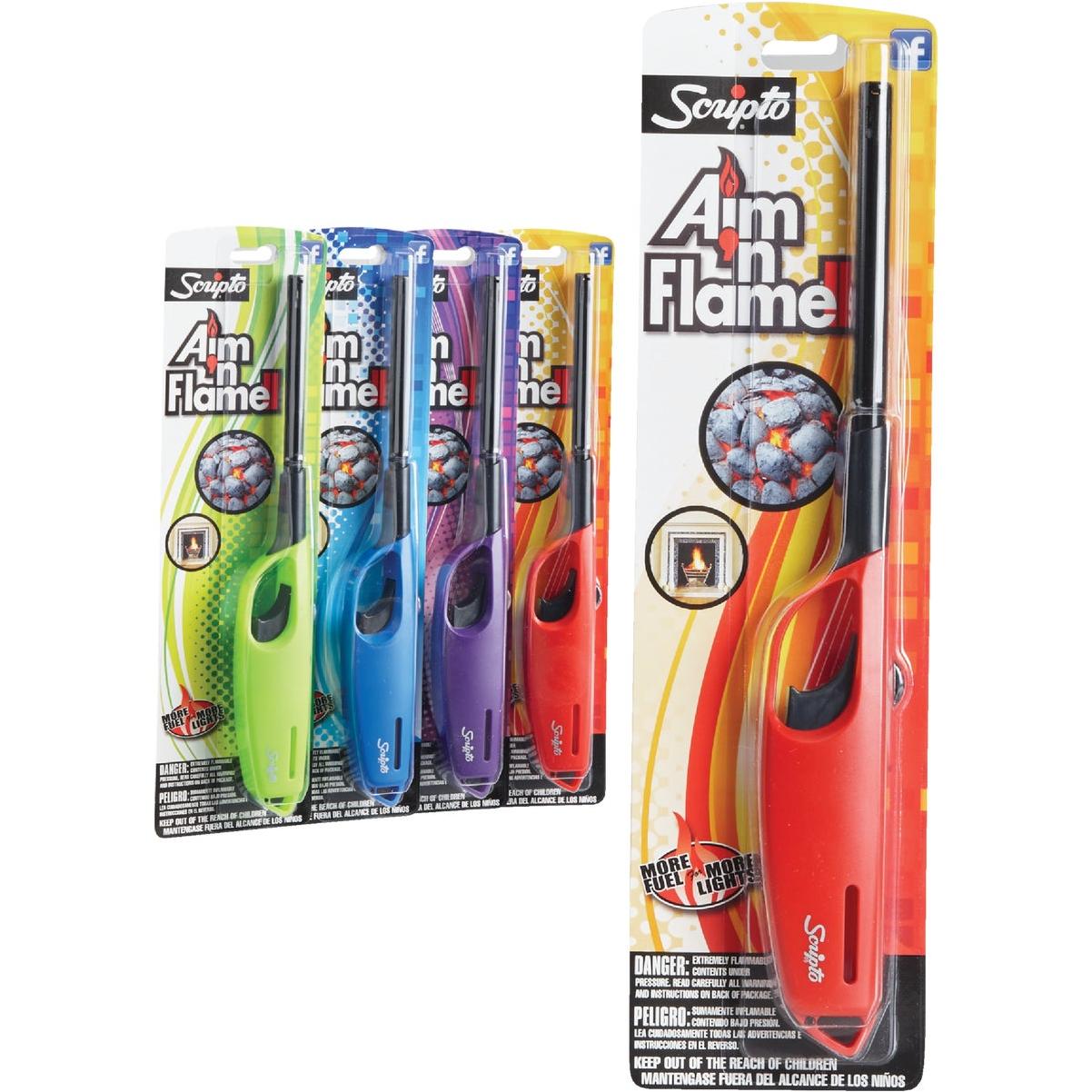 Scripto Aim 'n Flame MAX Nonrefillable Straight Stem Butane Lighter
