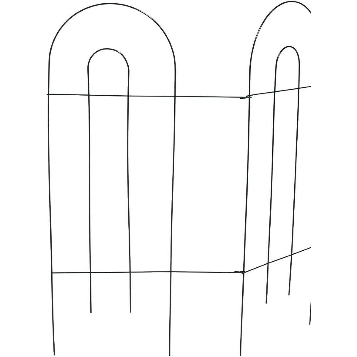 Best Garden 10 Ft. Powder-Coated Green Wire Folding Fence