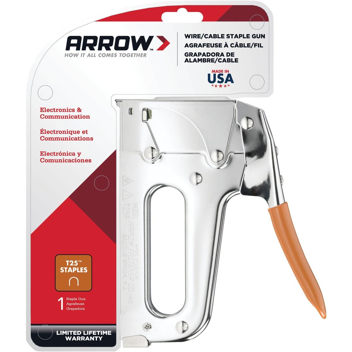 Arrow T25 Professional Low Voltage Wire/Cable Staple Gun