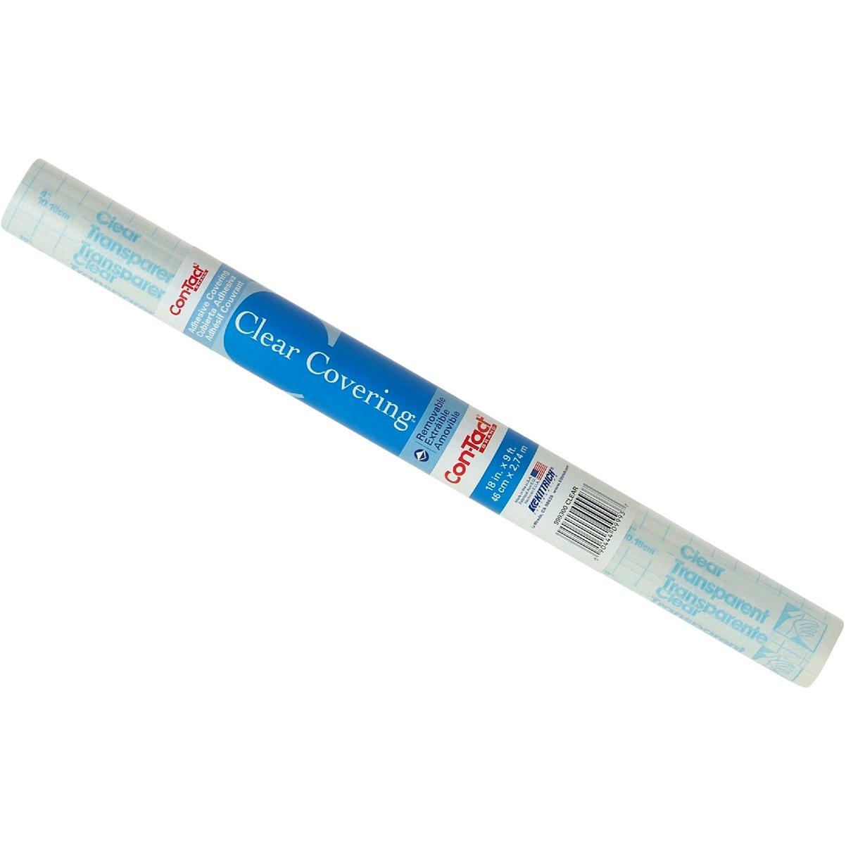 Clear Adhesive Shelf Liner, 18 Inches X 9 Feet, Versatile Magic Cover