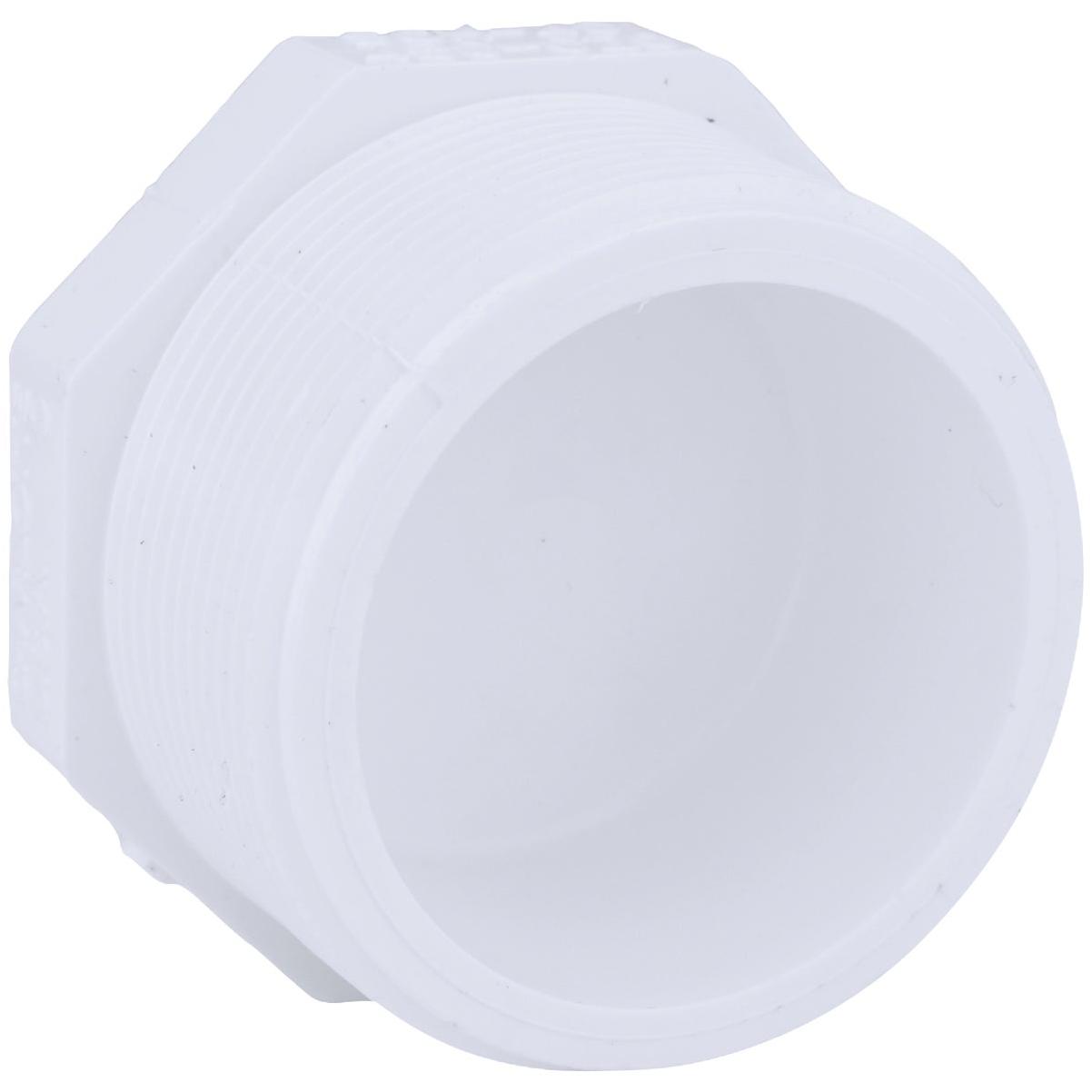 2 Inch Mip Pvc Threaded Plug Schedule 40 Dwv Fitting