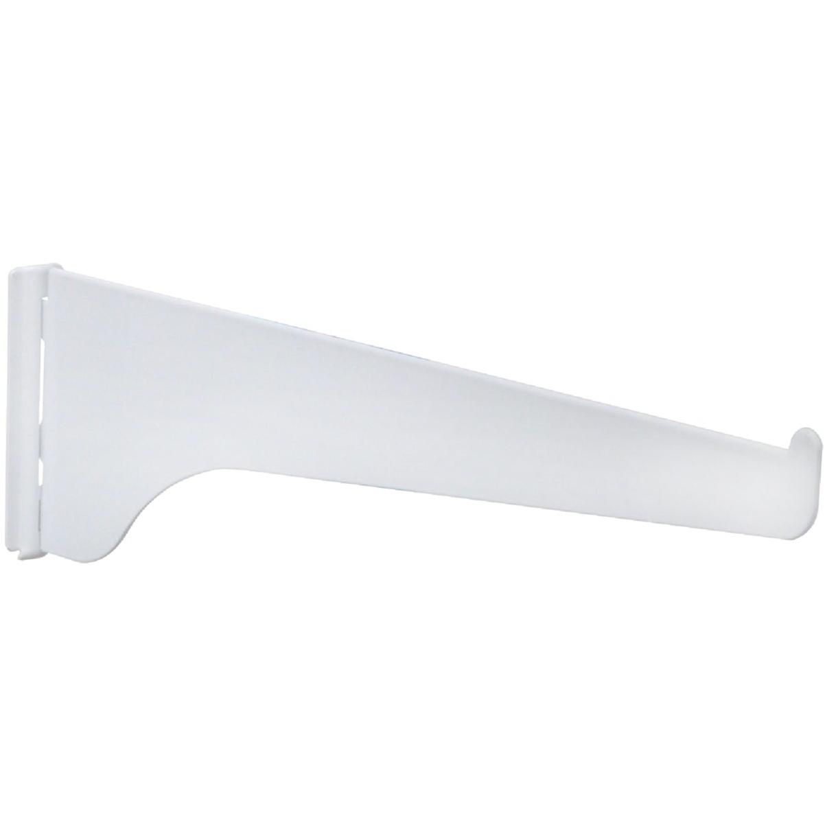 Knape & Vogt 180 Series 6 In. White Steel Regular-Duty Single-Slot Shelf Bracket