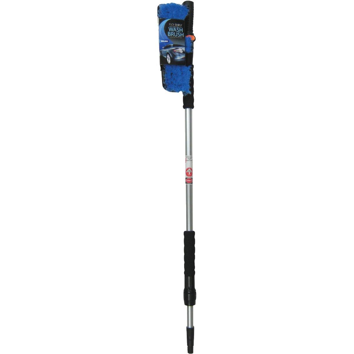 Viking 10 In. Deluxe Flo-Thru Wash Brush with 38 In. to 63-1/2 In. Telescoping Handle