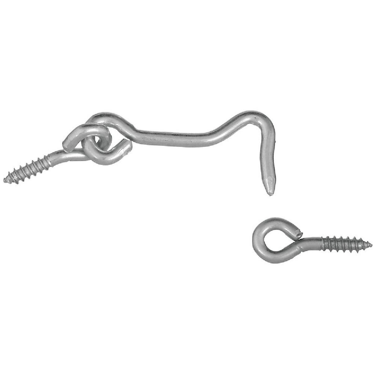 National 2 In. Steel Hook & Eye Bolt