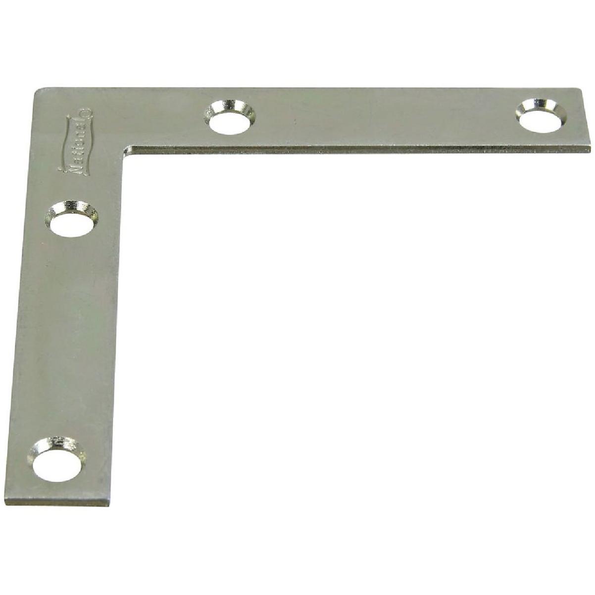 National Hardware 3 In. x 1/2 In. Zinc Flat Corner Iron