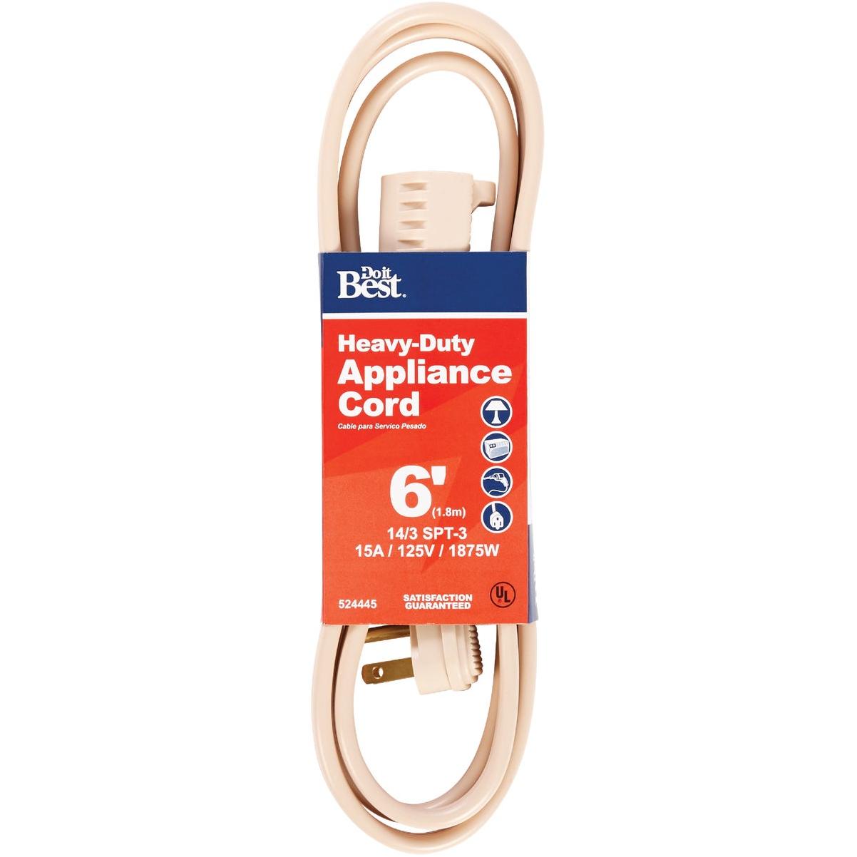 Master Electrician 6 Ft. 14/3 15A Heavy-Duty Appliance Cord