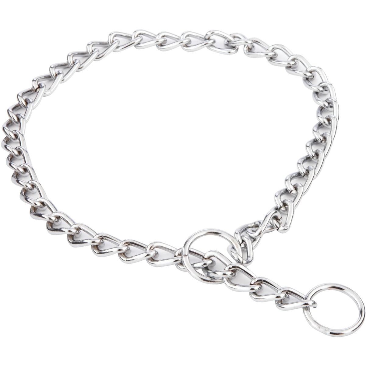 Boss Pet Guardian Gear 26 In. Chrome-Plated Steel Heavy-Weight Dog Choke Chain