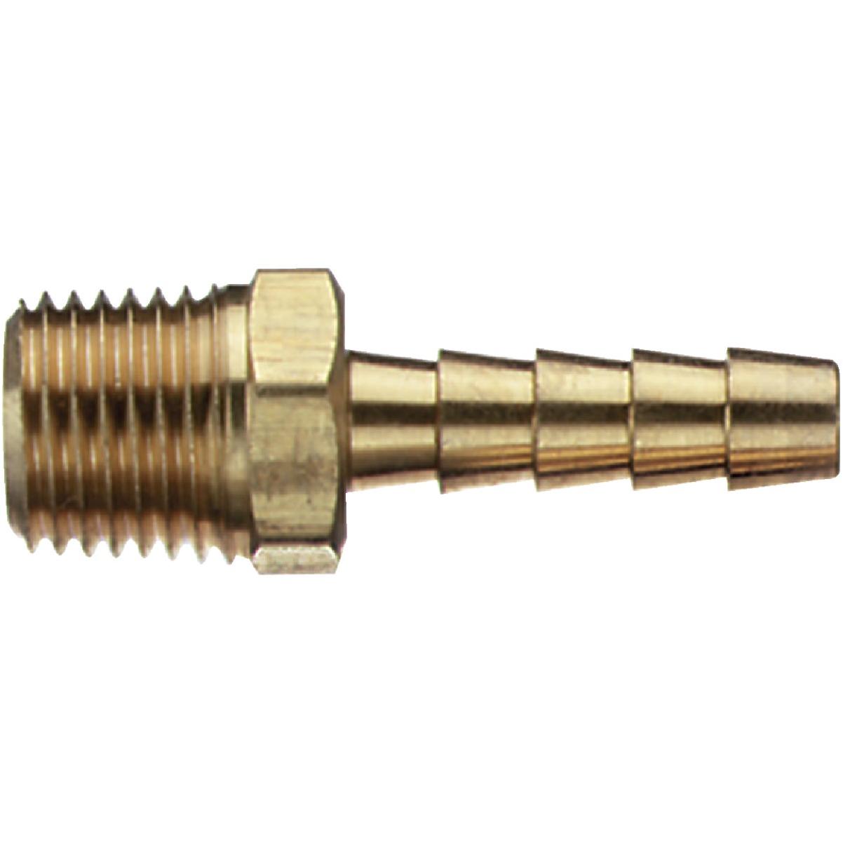 Tru-Flate 5/16 In. Barb 1/4 In. MNPT Brass Hose End