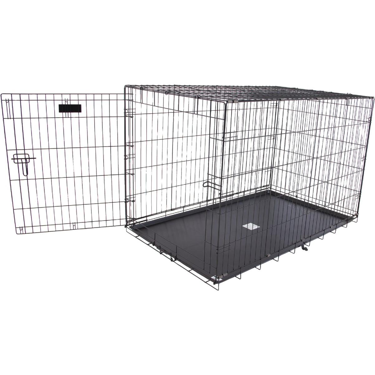 KennelMaster 30 In. W. x 33 In. H. x 48 In. L. Folding Kennel Crate