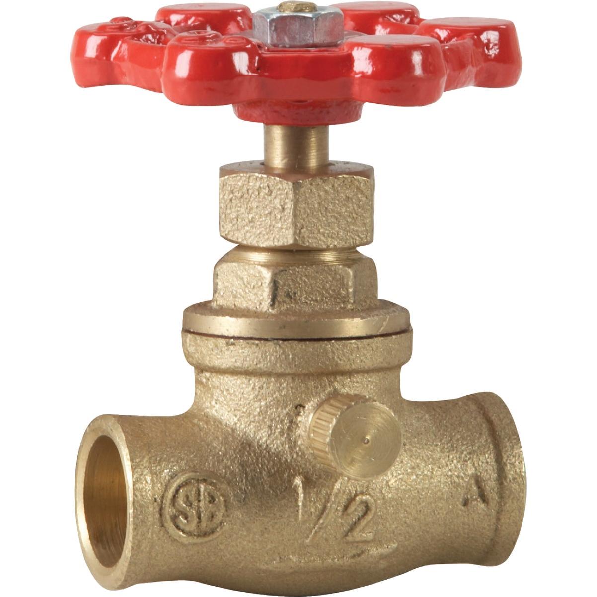 ProLine 3/4 In. SWT x 3/4 In. SWT Brass Stop and Waste Valve