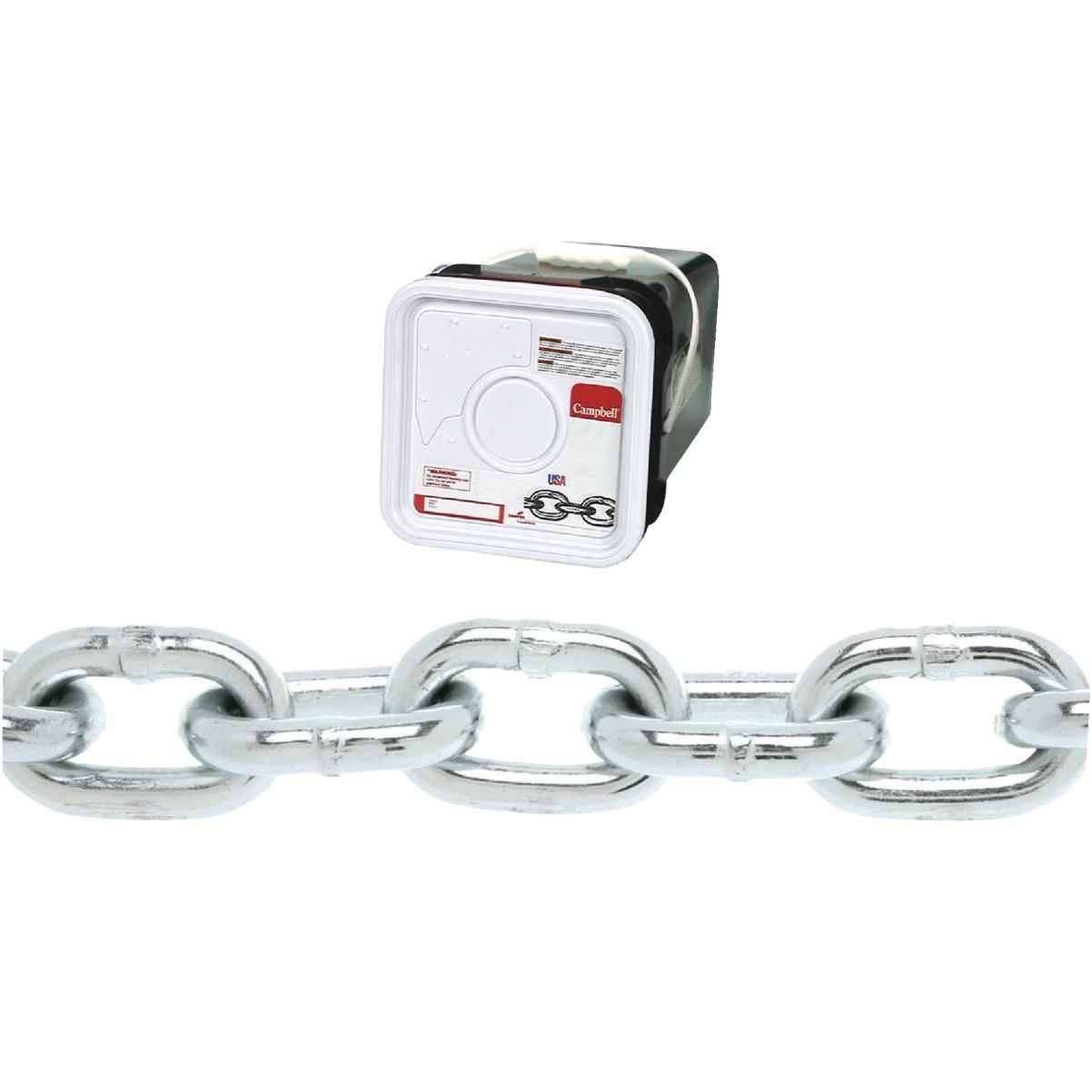 Campbell 5/16 In.75 Ft.  Zinc-Plated Low-Carbon Steel Coil Chain