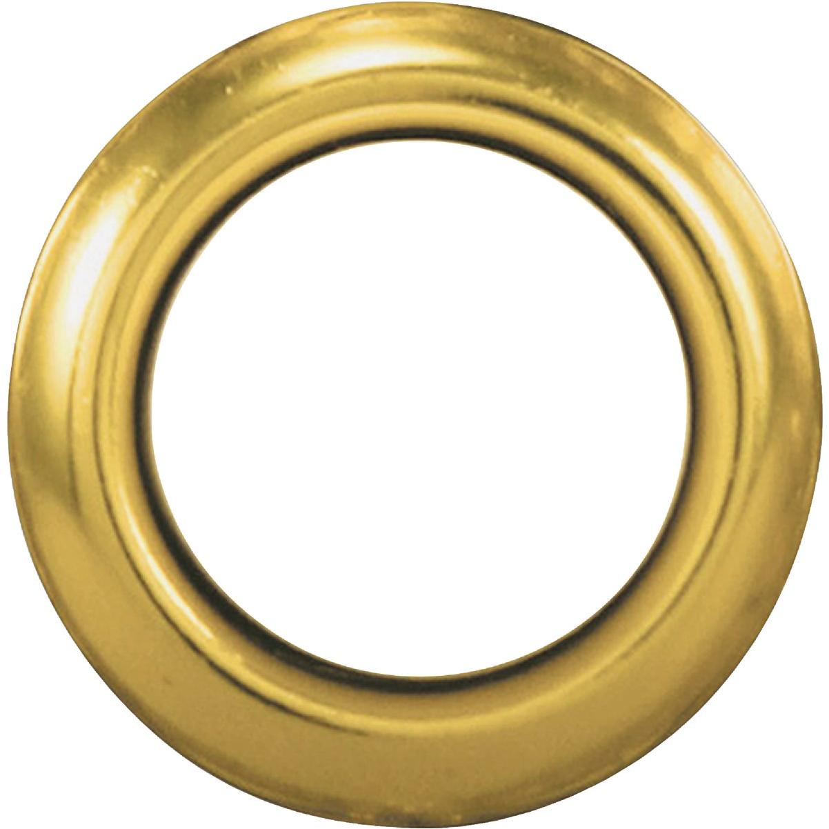 Heath Zenith Wired Gold Round LED Lighted Doorbell Push-Button