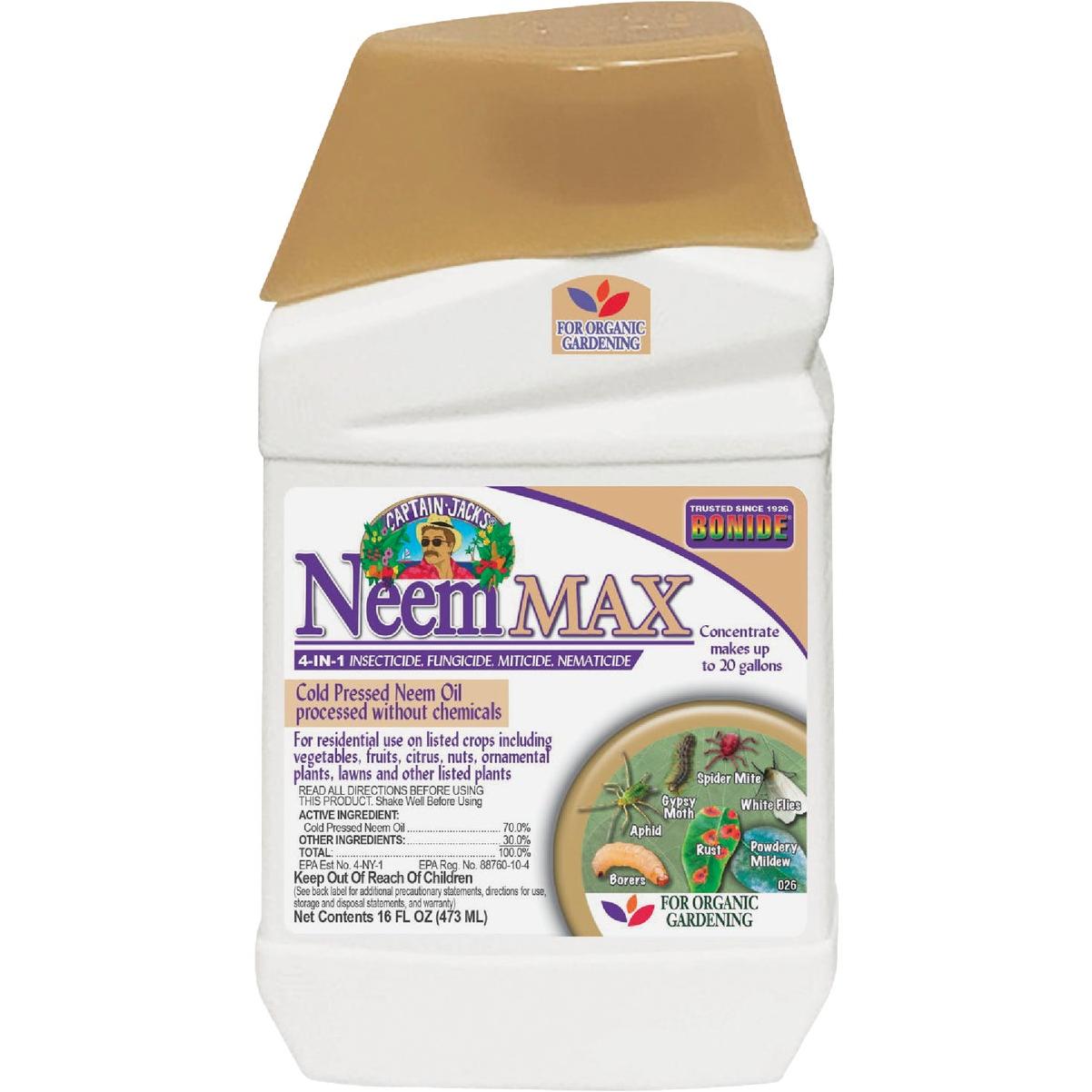 Bonide Captain Jack's Neem Max 16 Oz. Concentrate Cold Pressed Neem Oil Spray