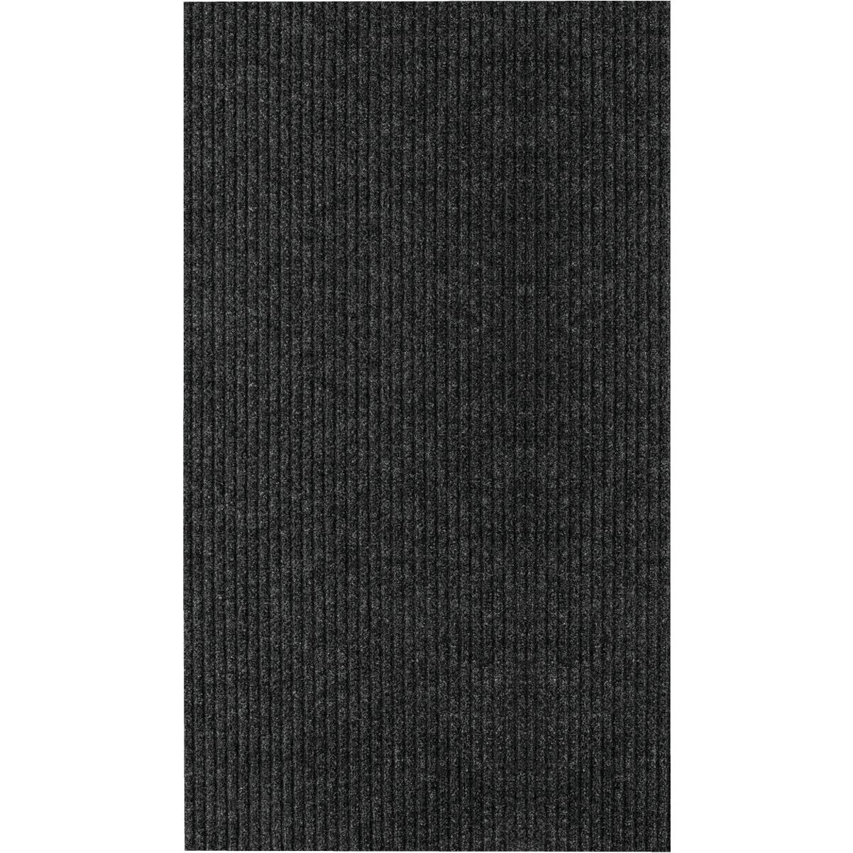 Multy Home Concord 4 Ft. x 6 Ft. Charcoal Carpet Utility Floor Mat, Indoor/Outdoor