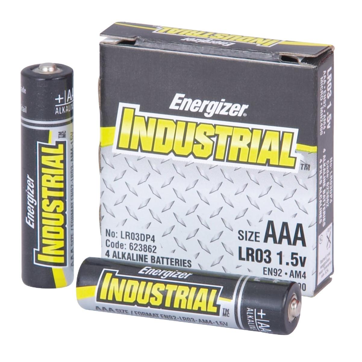 Energizer Industrial AAA Alkaline Battery, (6) 4-Pack