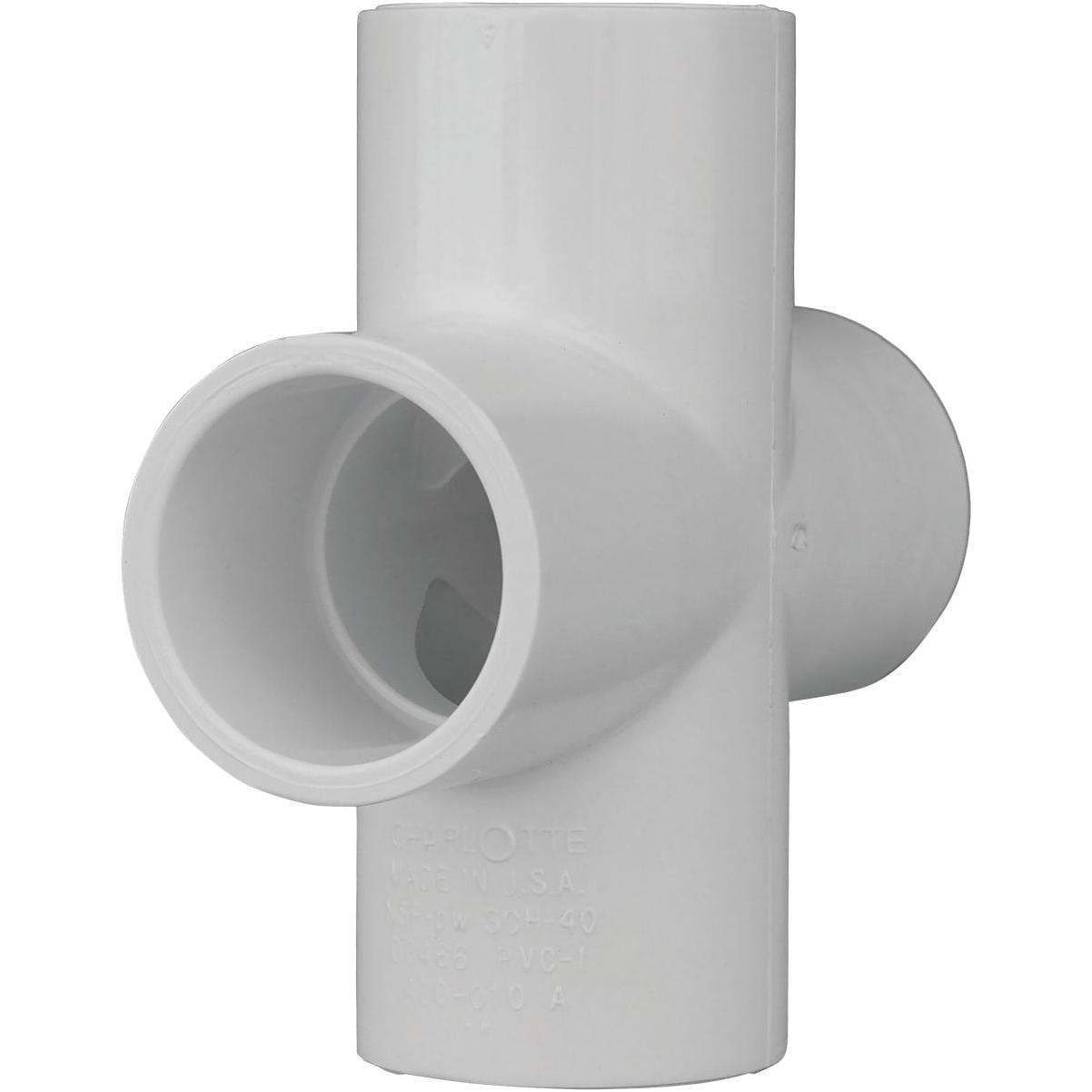 Schedule 40 1 Inch Pvc Pipe Cross - Model Pvc 02410 0800ha