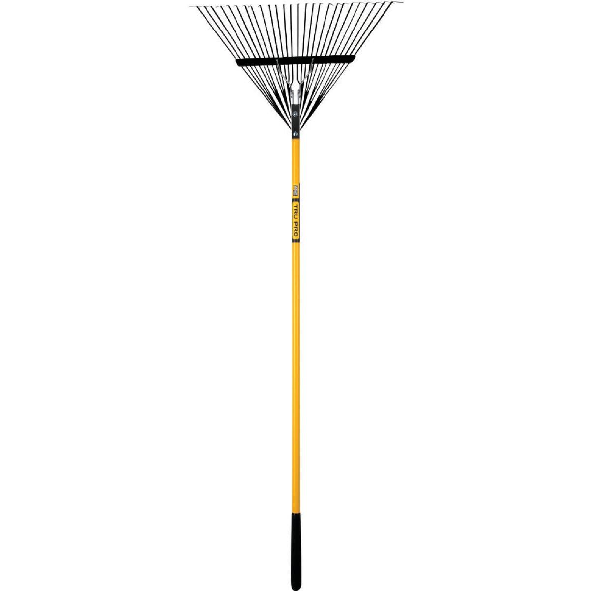 Truper Tru Pro 26 In. Steel Head 54 In. Fiberglass Handle Leaf Rake (26-Tine)