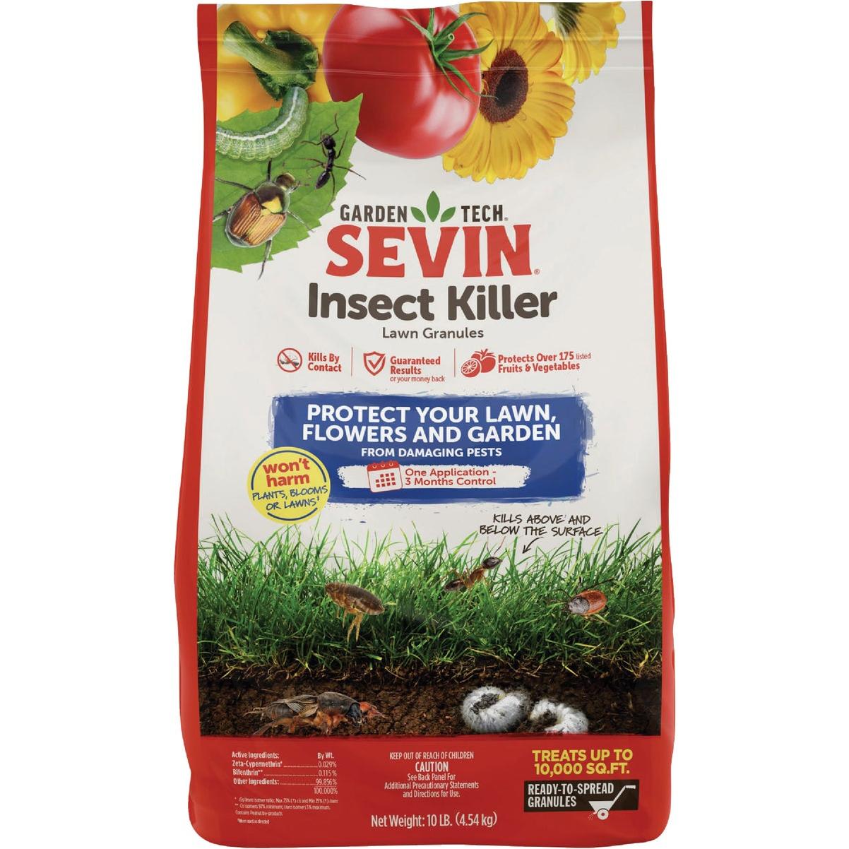 Garden Tech Sevin 10 Lb. Ready To Use Granules Lawn Insect Killer