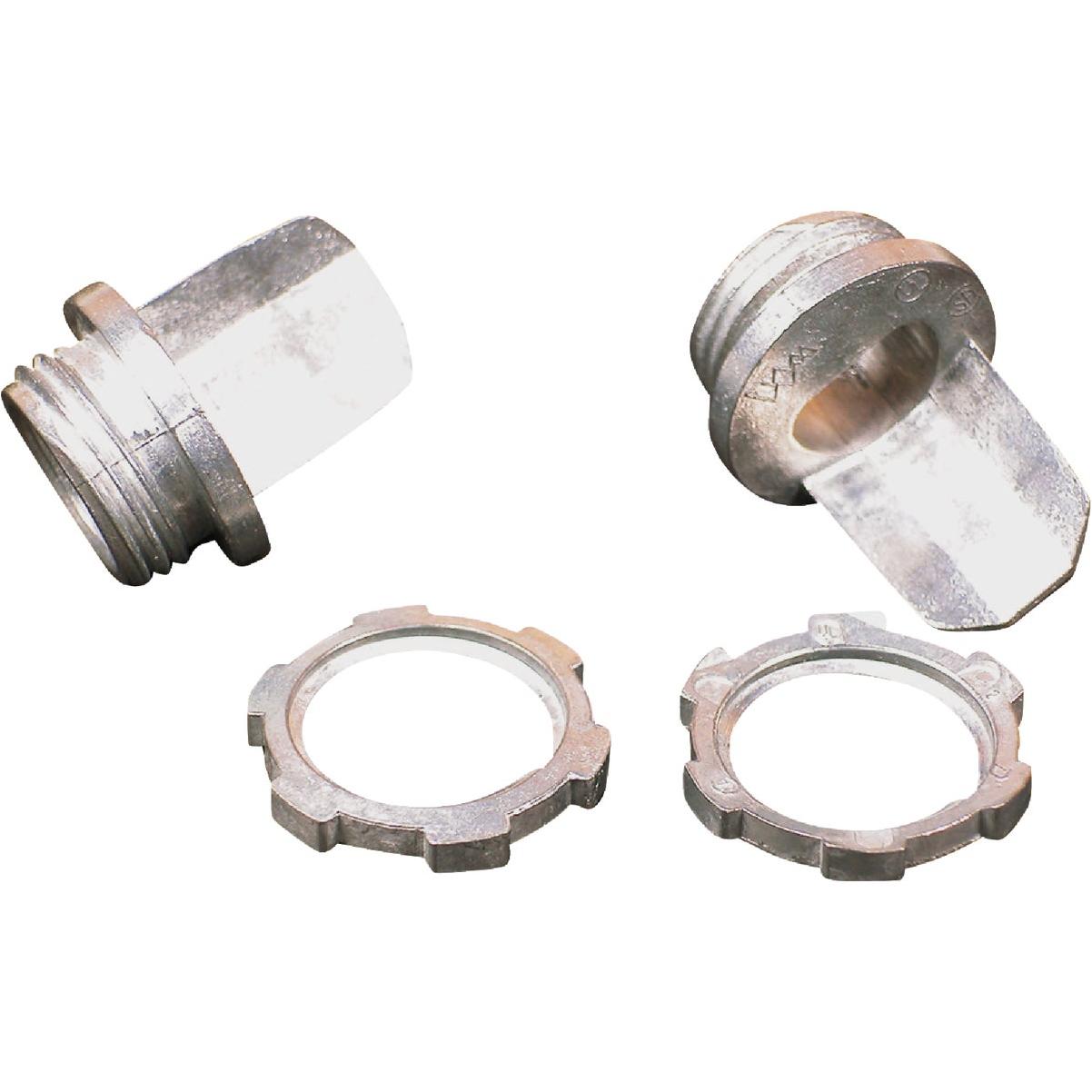 Wiremold Metallic 1/2 In. Galvanized Steel Connector (2-Pack)