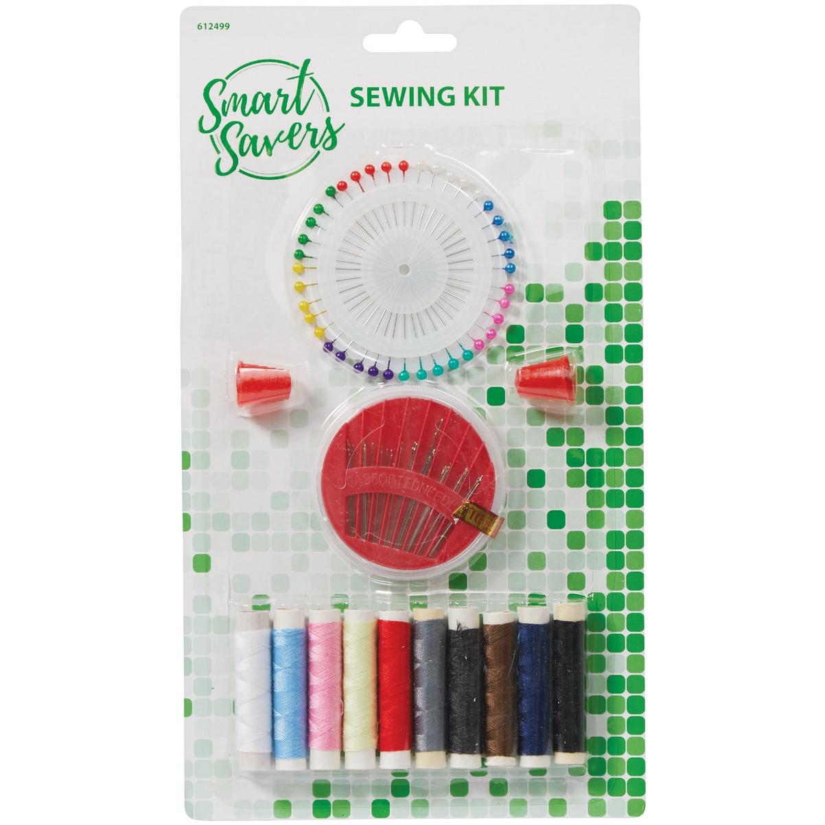 Smart Savers 14-Piece Travel Sewing Kit