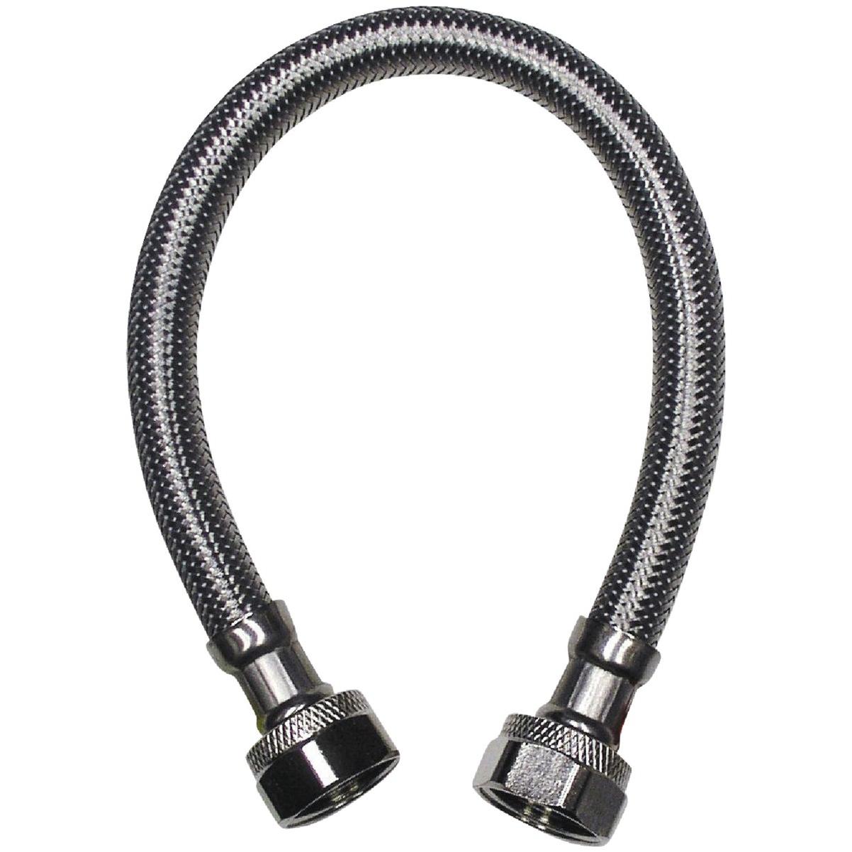 Do it Best 1/2 In. F X 1/2 In. F X 20 In. L.  Braided Stainless Steel Faucet Supply Line