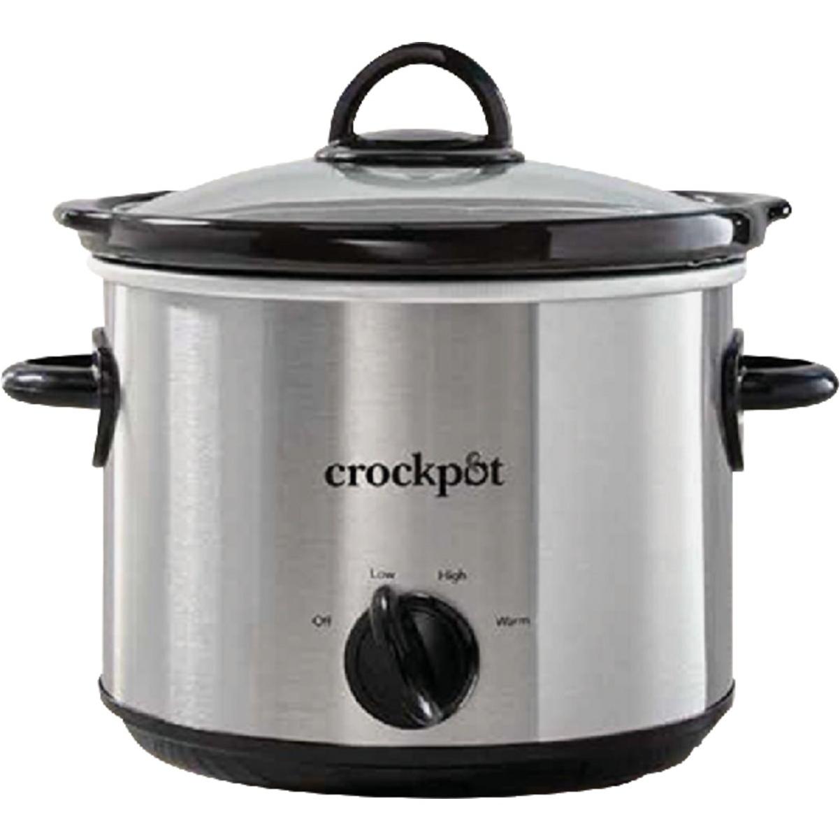 Crock-Pot 2 Qt. Classic Stainless Steel Slow Cooker