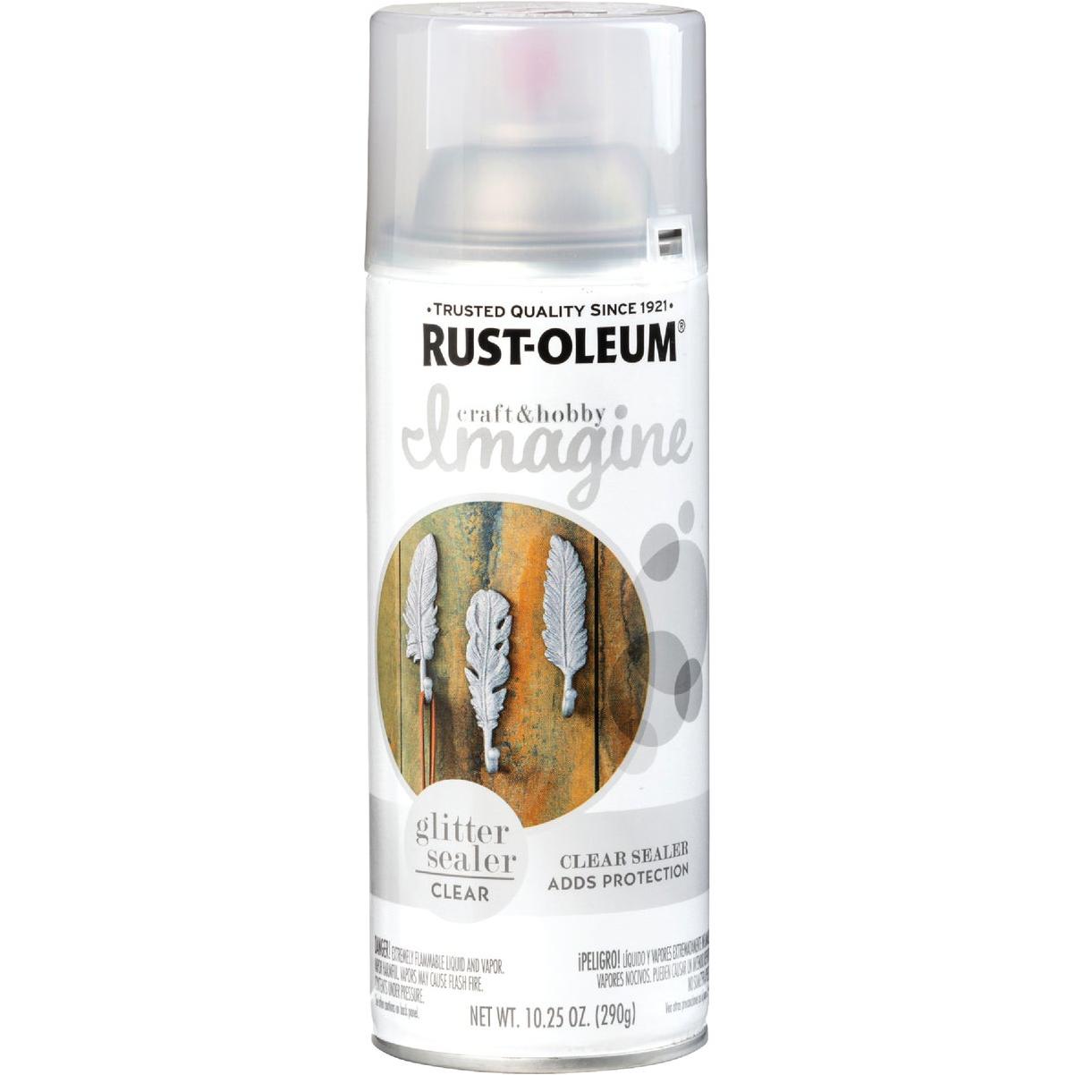 Rust-Oleum 10.25 Oz. Clear Glitter Sealer Spray Paint
