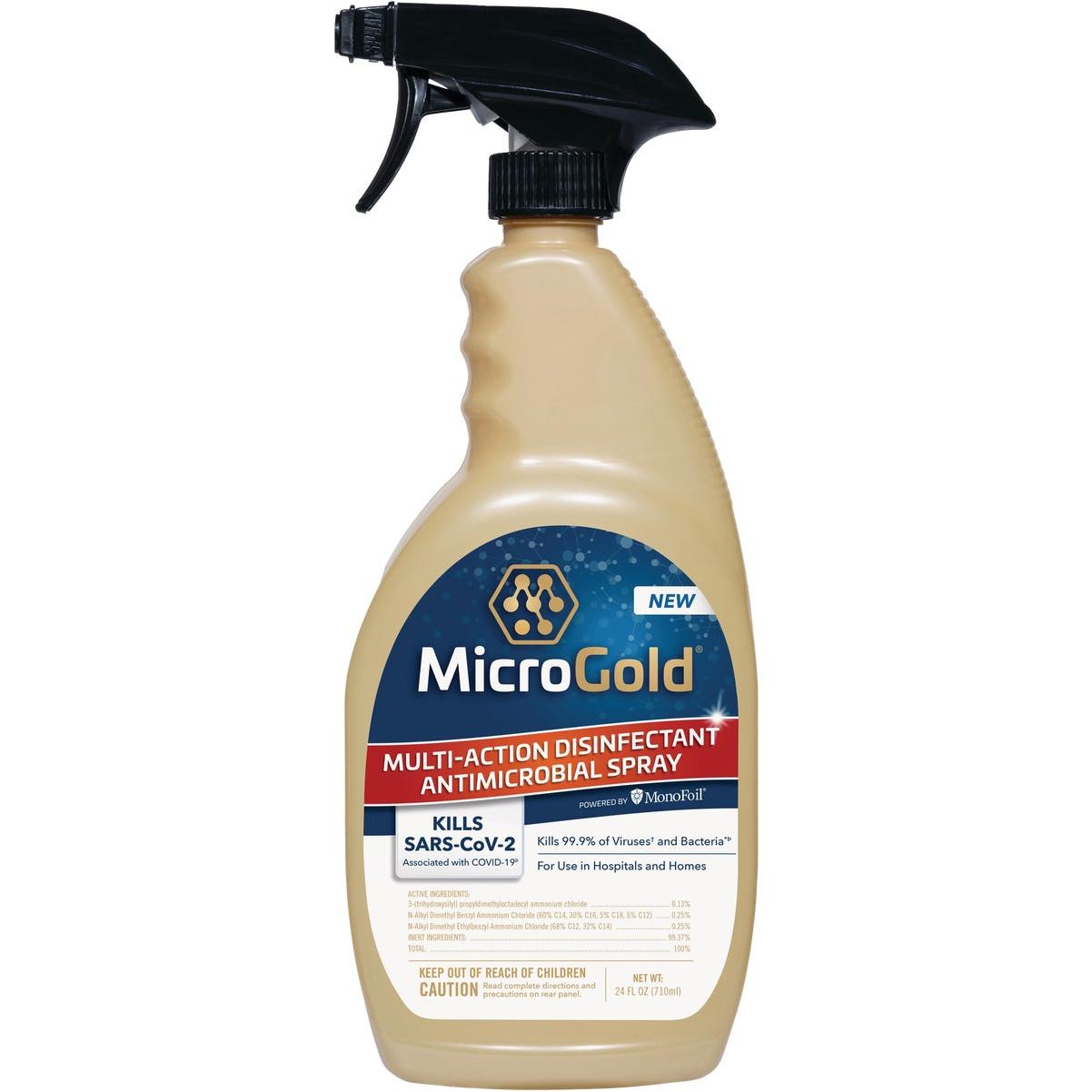 MicroGold 24 Oz. Multi-Action Disinfectant Antimicrobial Spray