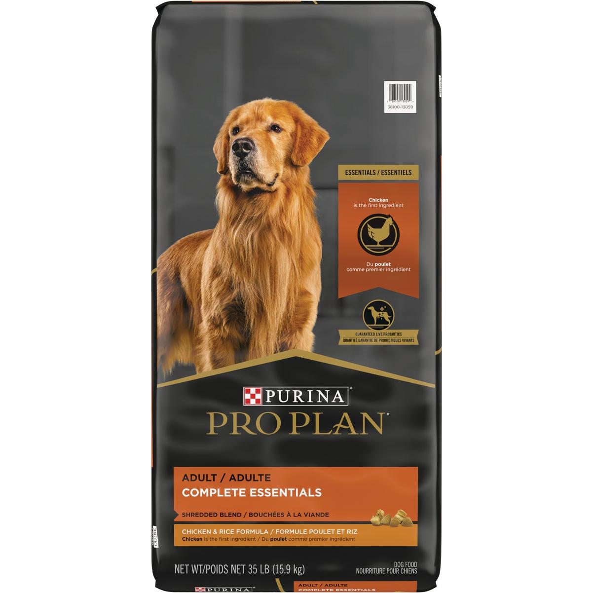 Purina Pro Plan Shredded Blend 35 Lb. Chicken & Rice Flavor Adult Dry Dog Food